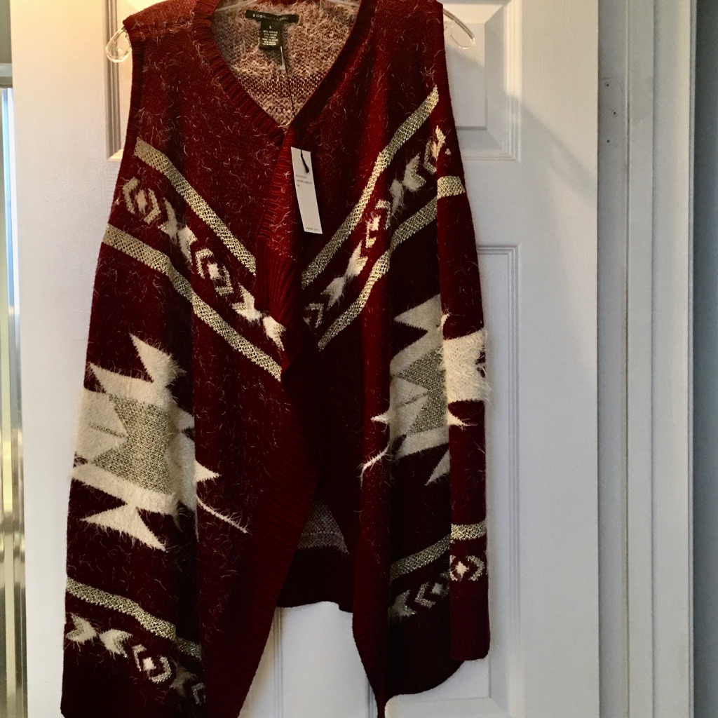New Bcbg Sweater Vest